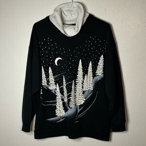 90’s Vintage winter sweat shirt